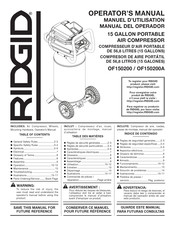 RIDGID OF150200 Manual Del Operador