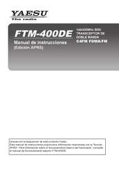 Yaesu FTM-400DE Manual De Instrucciones