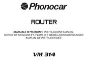 Phonocar VM 314 Manual De Instrucciones