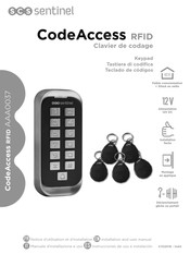 SCS Sentinel CodeAccess RFID AAA0037 Instrucciones De Uso