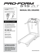 Pro-Form 515 ZLT Manual Del Usuario