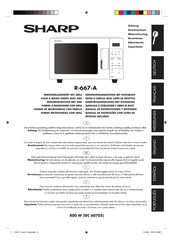 Sharp R-667-A Manual De Instrucciones