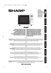 Sharp R-657 Manual De Instrucciones