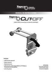 Tapco CUT-OFF Manual De Instrucciones