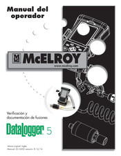 McElroy DataLogger 5 Manual Del Operador