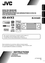 JVC KD-AVX2 Manual De Instrucciones