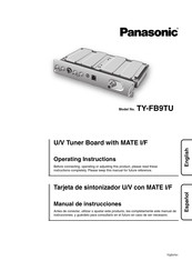 Panasonic TY-FB9TU Manual De Instrucciones