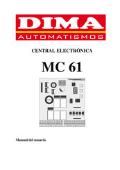 Dima Automatismos MC 61 Manual Del Usuario