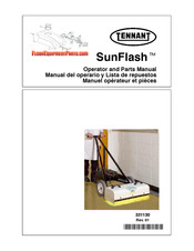 Tennant SunFlash 331130 Manual Del Operario