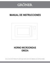 Gröner GM23A Manual De Instrucciones