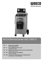 Waeco AirConServiceCenter ASC 5300 G Instrucciones De Uso