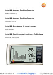 testo 623 Manual De Instrucciones