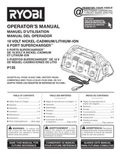 Ryobi P135 Manual Del Operador