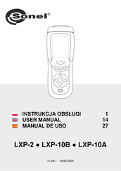 Sonel LXP-2 Manual De Uso