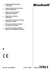 EINHELL 34.332.20 Manual De Instrucciones