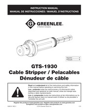 Greenlee GTS-1930 Manual De Instrucciones