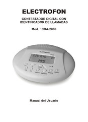 ELECTROFON CDA-2006 Manual Del Usuario