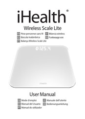 iHealth Wireless Scale Lite Manual Del Usuario