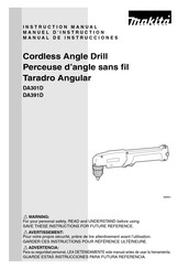 Makita DA391D Manual De Instrucciones