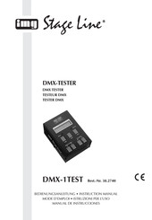 IMG STAGELINE DMX-1TEST Manual De Instrucciones