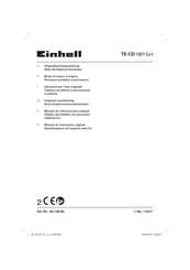 EINHELL TE-CD 12/1 Li-i Manual De Instrucciones