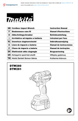 Makita DTW281 Manual De Instrucciones