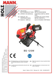 HOLZMANN MASCHINEN BS 125M Manual De Instrucciones