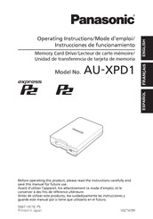 Panasonic AU-XPD1 Instrucciones De Funcionamiento