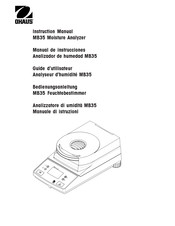 Ohaus MB35 Manual De Instrucciones