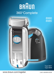 Braun 360 Complete 8990 Manual De Instrucciones