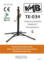 WMB TE-034 Manual De Instrucciones