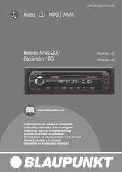 Blaupunkt Stockholm 100 Instrucciones De Manejo