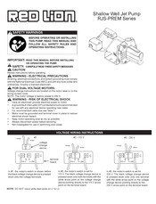 Red Lion RJS-PREM Serie Manual De Usuario