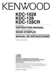 Kenwood KDC-128CR Manual De Instrucciones