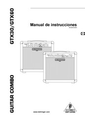 Behringer GTX60 Manual De Instrucciones