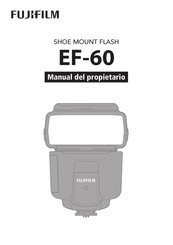 FujiFilm EF-60 Manual Del Propietário