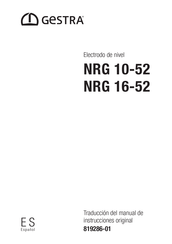 GESTRA NRG 10-52 Traducción Del Manual De Instrucciones Original