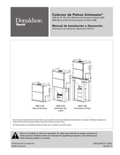 Donaldson Torit Unimaster UMA 40 Manual De Instalación Y Operación