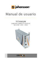 Johansson TITANIUM 8700 Manual De Usuario