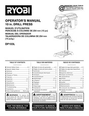 Ryobi DP103L Manual Del Operador