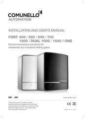 Comunello Automation FORT 400 ONE Instrucciones De Uso