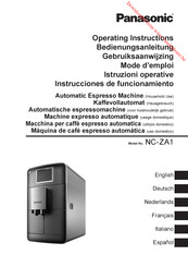 Panasonic NC-ZA1 Instrucciones De Funcionamiento