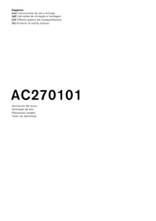 Gaggenau AC270101 Instrucciones De Uso