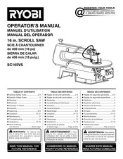 Ryobi SC165VS Manual Del Operador