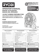 Ryobi P3320 Manual Del Operador