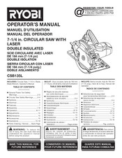 Ryobi CSB135L Manual Del Operador