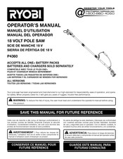 Ryobi P4360 Manual Del Operador