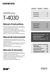 Onkyo T-4030-S Manual De Instrucciones