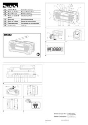 Makita MR052 Manual De Instrucciones