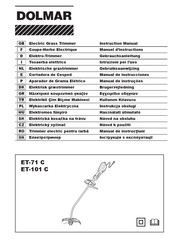 Dolmar ET-101 C Manual De Instrucciones